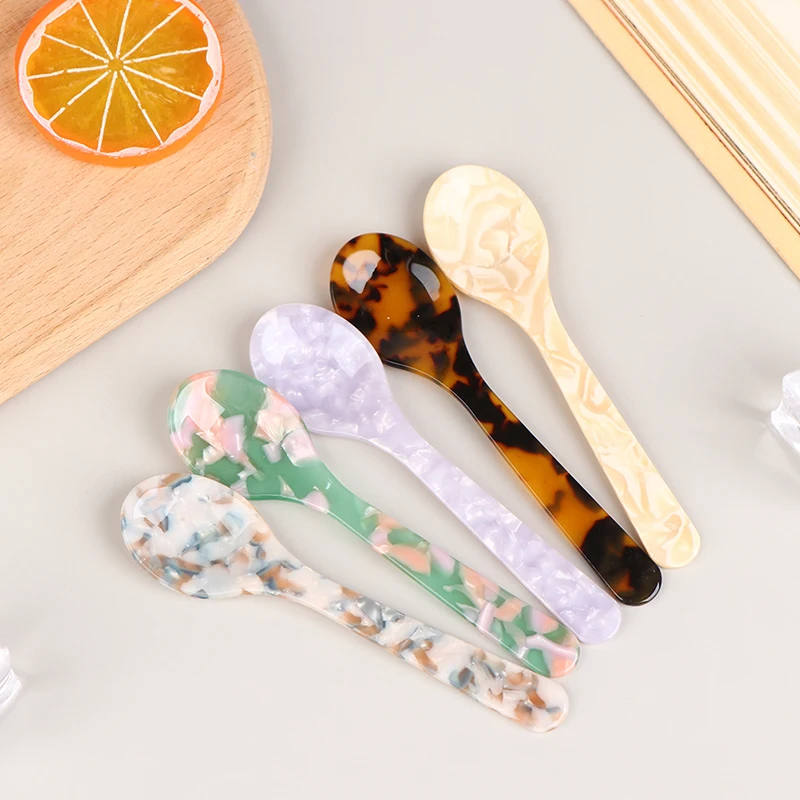 Французская десертная ложка в стиле ретро цельный набор с маслом для желе и крема