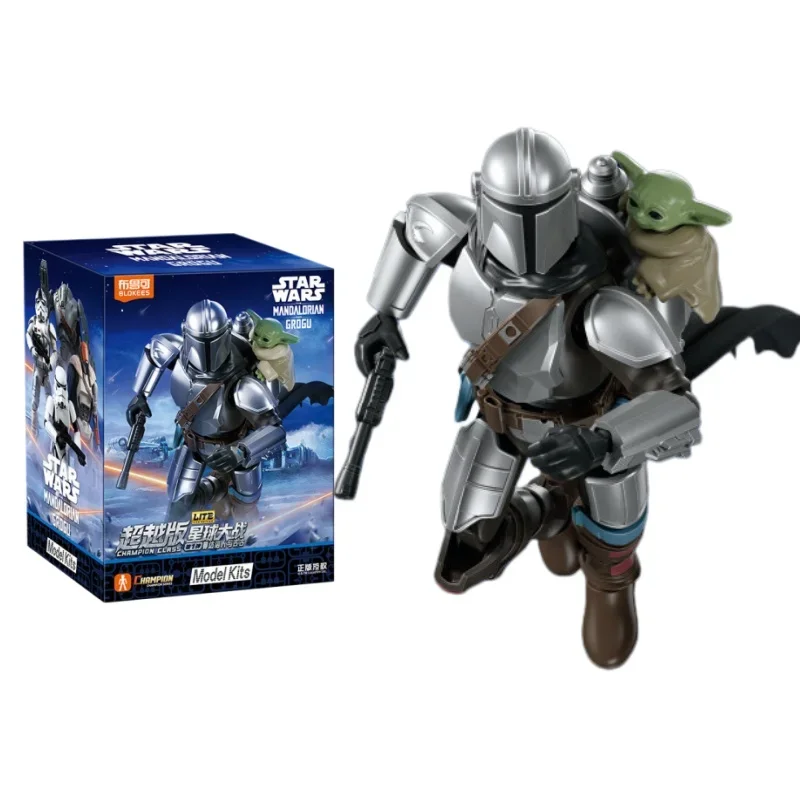 Фото Фигурки из серии BLOKEES Star Wars - LITE Edition, том 1: Мандалорец и Грогу, сборная модель, игрушка в подарок №3