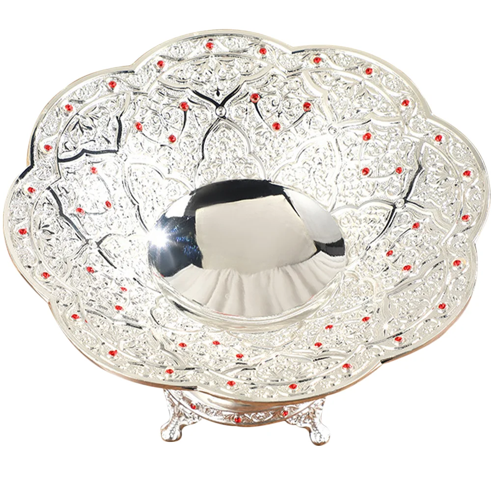 

Vintage Fruit Plate Desktop Delicate Dessert Dish Fruit Serving Plate European Style Plate