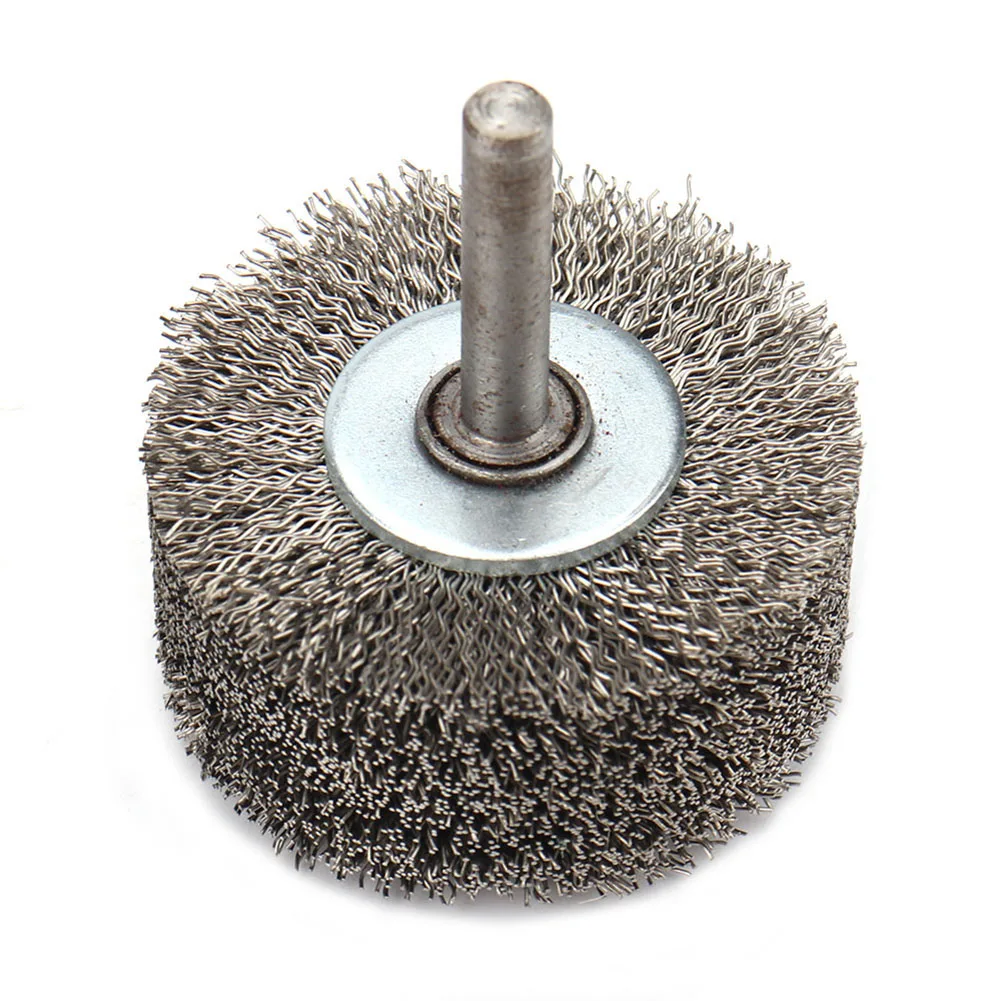 High Quality Material Steel Wire Brush Brush 1pc 50x25mm For Metal Rust Removal Polishing Silver Stainless Steel