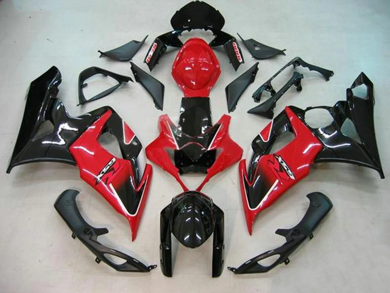 

custom Injection Fairing body kit for SUZUKI GSXR1000 K5 05 06 GSXR 1000 2005 2006 GSX R1000 ABS red Black Fairings bodywork