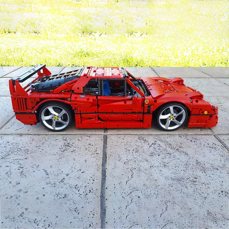 Технические креативные супер спортивные автомобили феррарид F40 MOC 42143 Daytona SP3