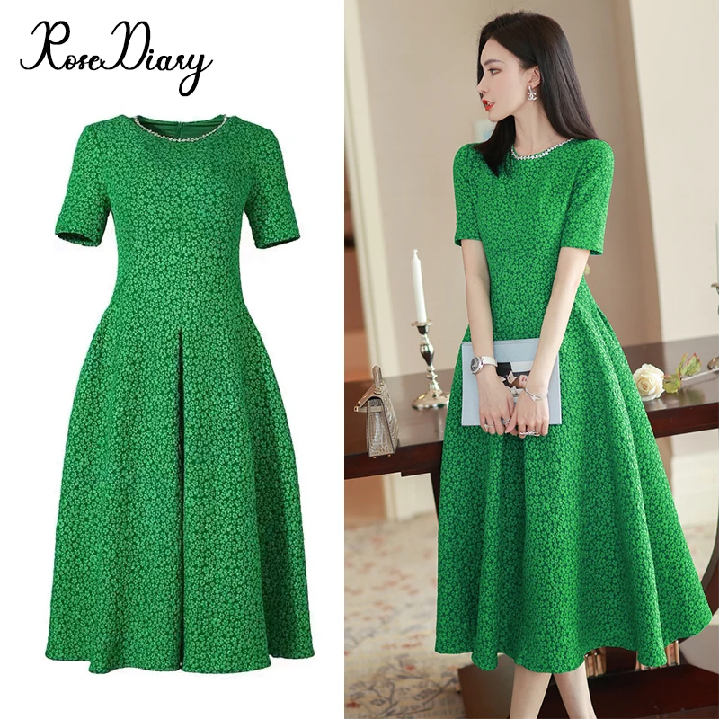 Винтажное модельное летнее зеленое вечернее платье roседиари женское
