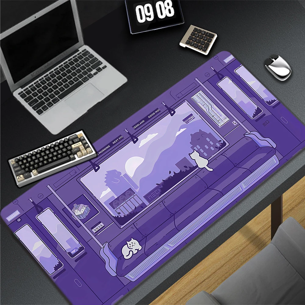 

Kawaii Cute Mouse Pad Gaming Speed Mouse Mat Gamer XXL Large Anime Mousepad Game Desk Mat Rubber Keyboard Pads Office Carpet