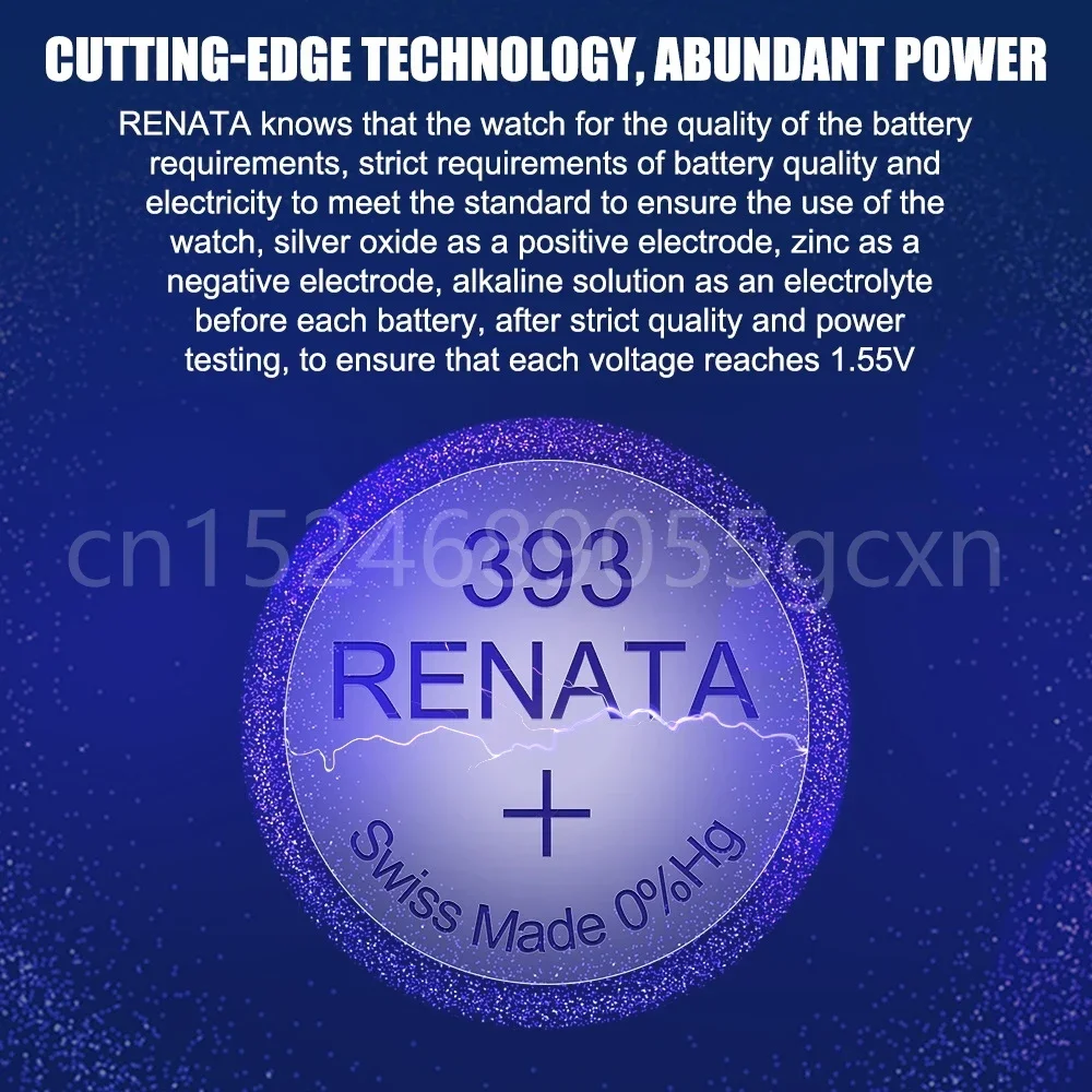 Оригинальный новый Renata 393 SR754W 754 1 55 В оксид серебра для часов-калькулятора