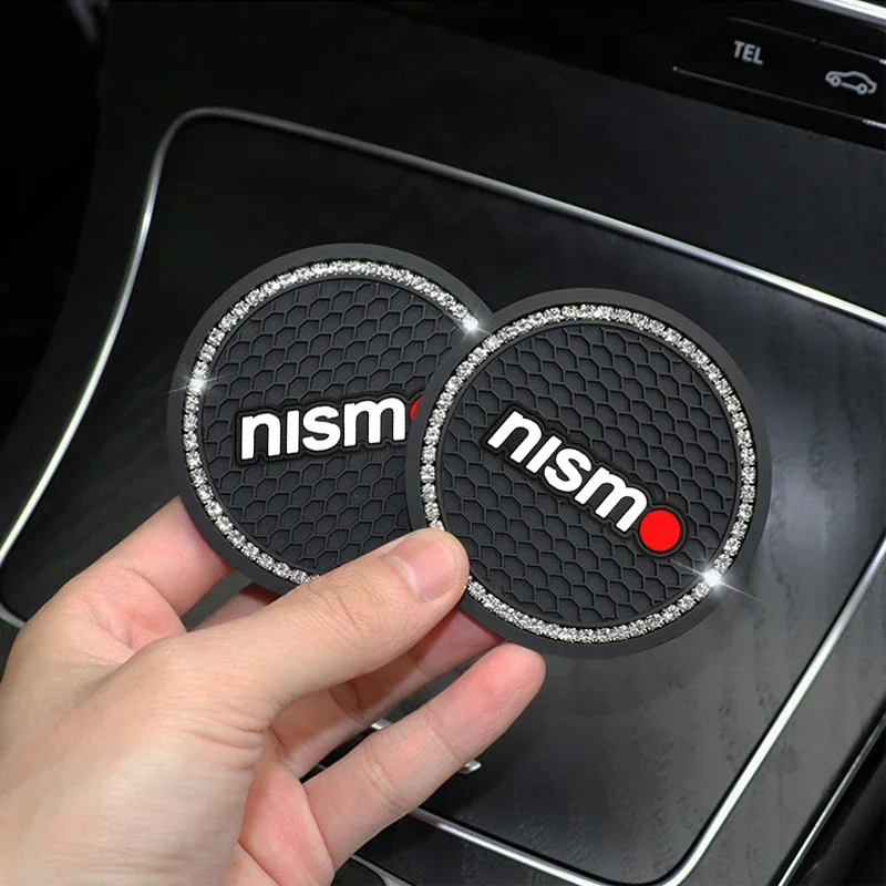 Автомобильная подставка для бутылки с водой противоскользящий коврик Nissan Nismo