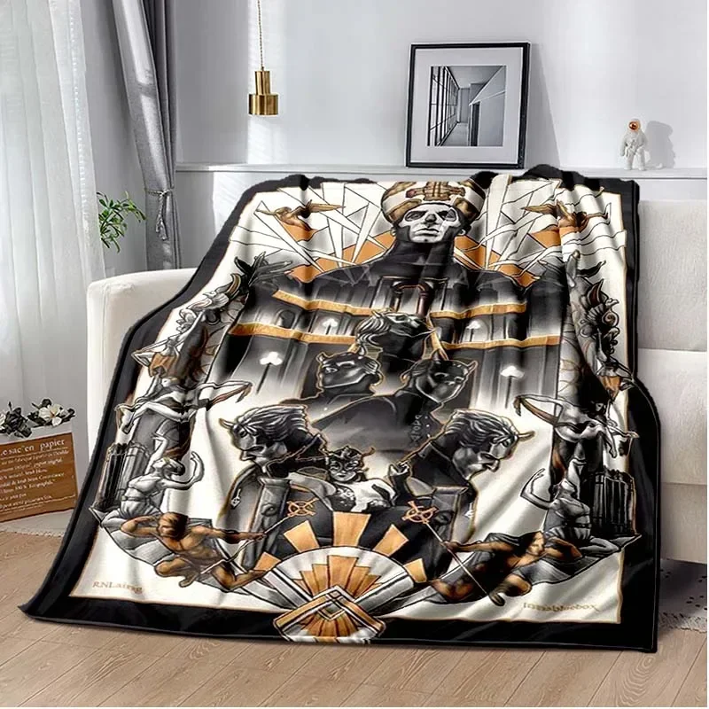 

Одеяло Ghost Band для дивана-кровати, спальни, гостиной,wedish Rock Band,Decke,couverture,одеяло,frazada,filt,подарок на Хэллоуин