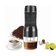 에스프레소 커피 메이커 핸드 프레스 캡슐 그라운드 커피 브루어, 휴대용 커피 머신, 커피 파우더 및 커피 캡슐에 적합