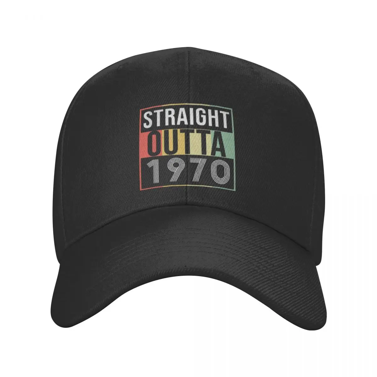 

Custom Straight Outta Born In 1970 Baseball Cap Men Women Breathable Trucker Hat Outdoor