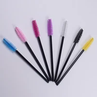 505pcspack disposable crystal eyelash brushes makeup brush diamond handle mascara wands eyelash extension tools new hotting