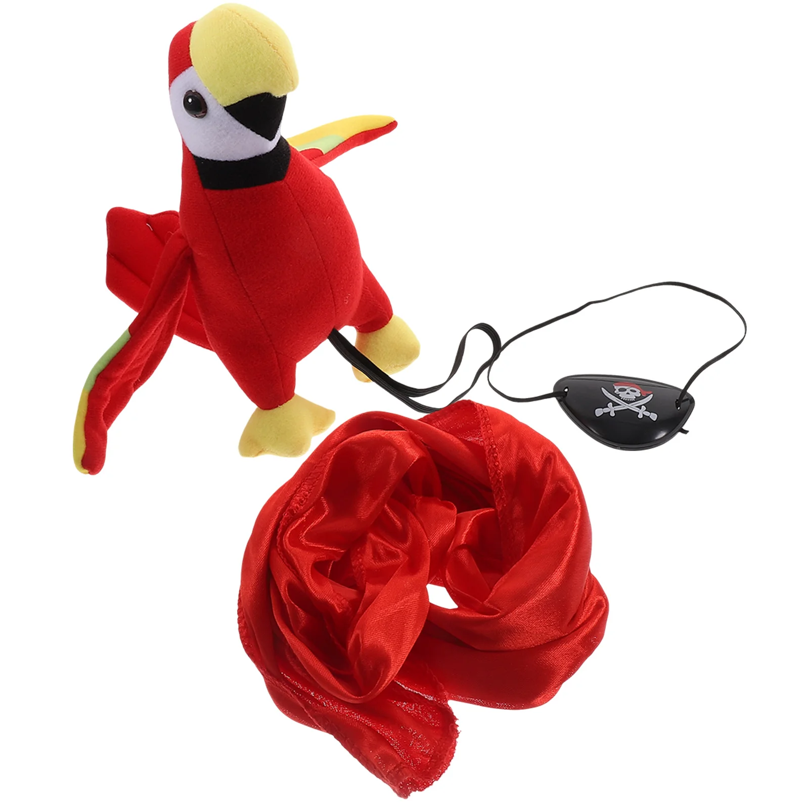 

Prom Suits Red Headband Pirate Masquerade Party Costume Eye Patches Clothing Cosplay Props Dress Plastic Accessories Halloween