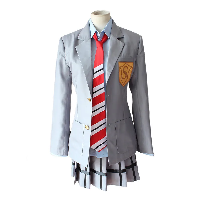 

Anime Your Lie In April Miyazono Kaori Cosplay Costume Women Synthetic Hair Halloween Party Role Play Gift Girl Home Decor