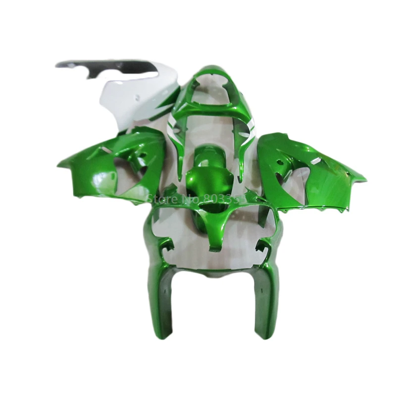 

Green White Fairing For Kawasaki ZX9R 2000 2001 Best Price fairings Kits zx9r 00 01 Injection Top-hole Motorcycle Parts FG57