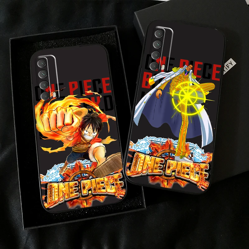 

Japanese Anime ONE PIECE Phone Case For Huawei P Smart Z 2019 2021 P20 P20 Lite Pro P30 Lite Pro P40 P40 Lite 5G Back Coque