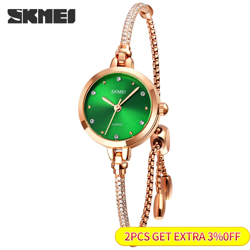 SKMEI Simple Women Quartz Watch Fashion Thin Ladies Watches Casual Female Girl Dress Clock 3Bar Waterproof Relogio Feminino 1805