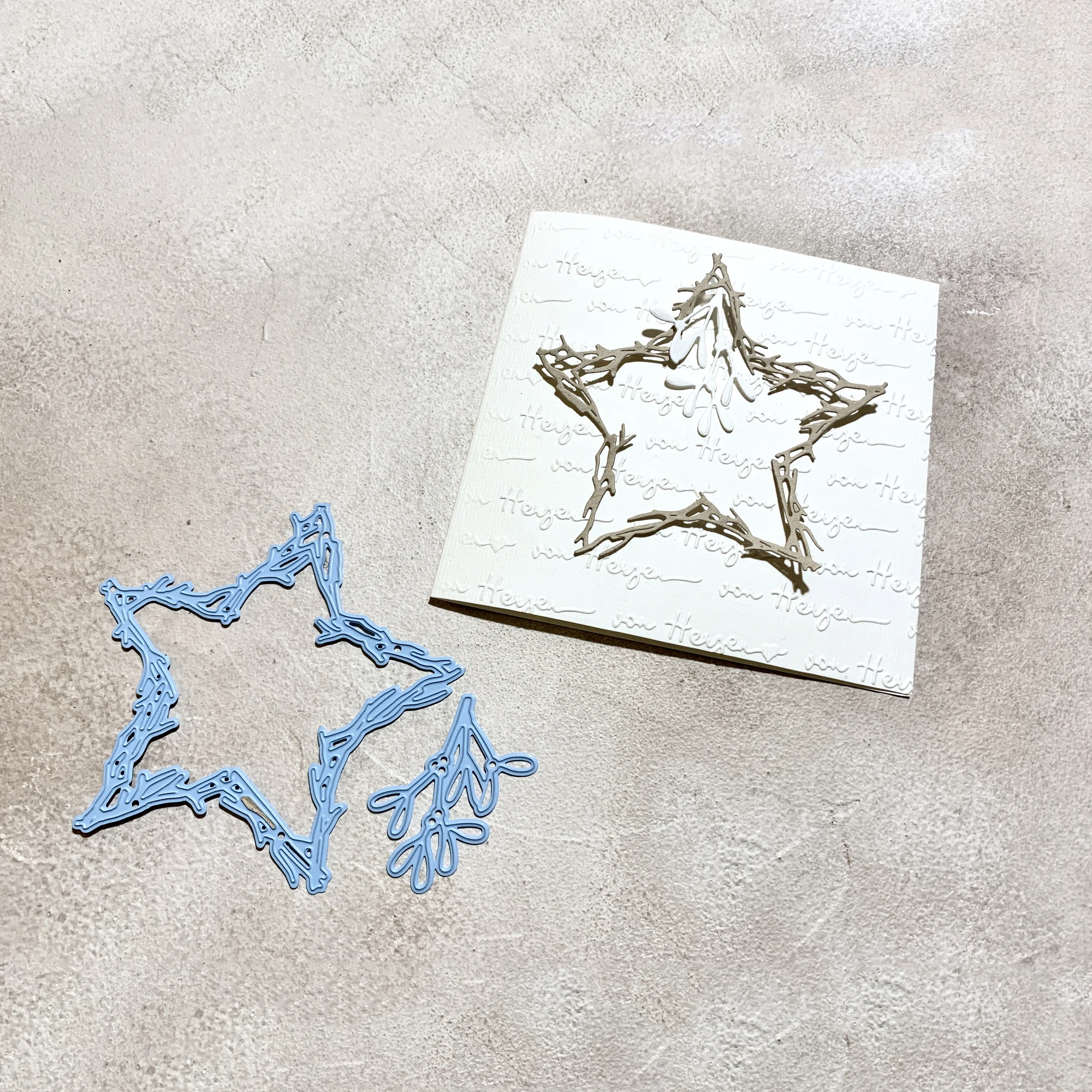 

Branch Pentagram Metal Cutting Dies 2022 New Scrapbooking Album Paper Decorative Crafts Card Embossing Templates