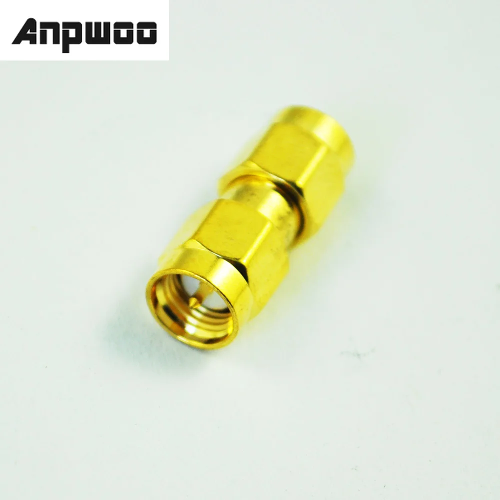 

ANPWOO SMA Male to SMA Male Plug in series RF Coaxial Adapter Connector