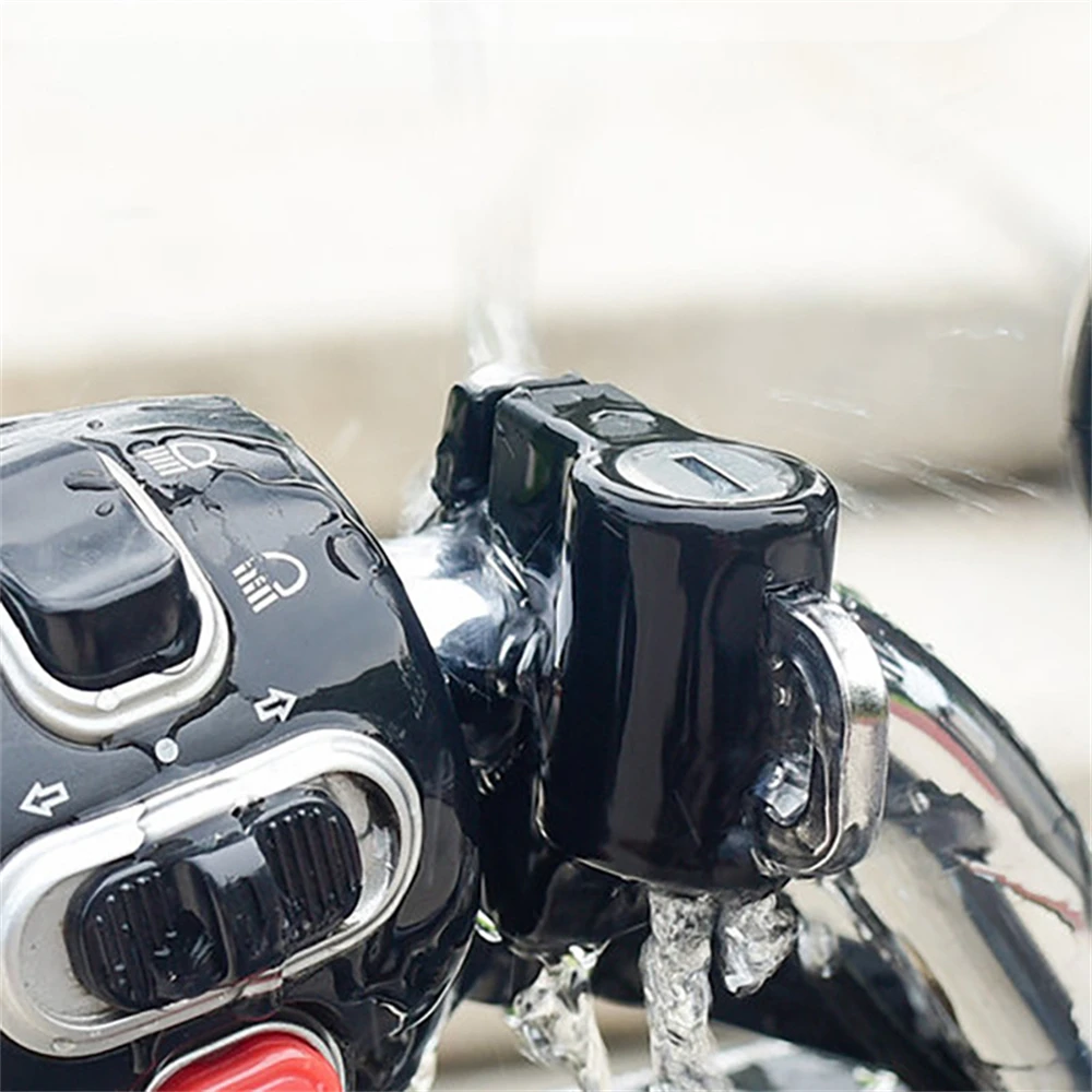 

Замок для мотоциклетного шлема, популярный противокоррозийный надежный замок для электрического автомобиля, скутера, шлема, аксессуары для мотоциклов, универсальный замок с крючком