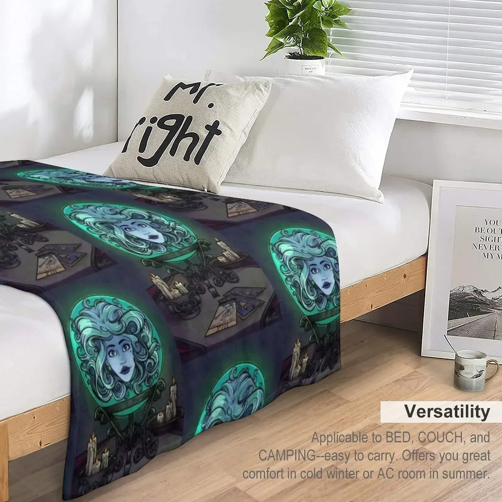 Одеяло Madame Leota диваны для волос рождественские подарки одеяла декоративные