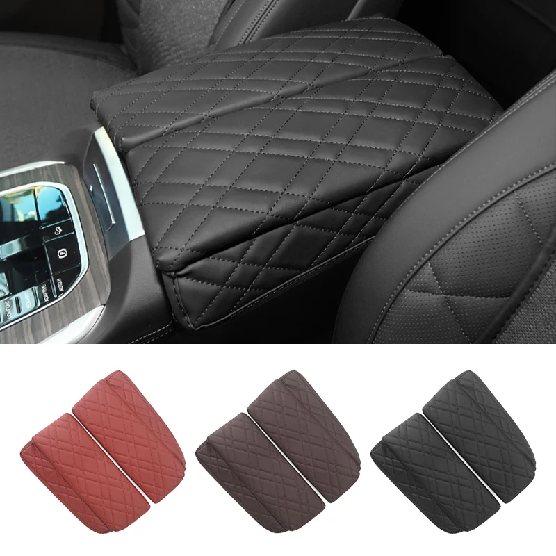 

Car Center Console Armrest Pad Cover Auto Armrest Protect Accessories For BMW X3X4X5X6X7 G01 G02 G05 G06 G07 G08 F15 F16 F25 LHD