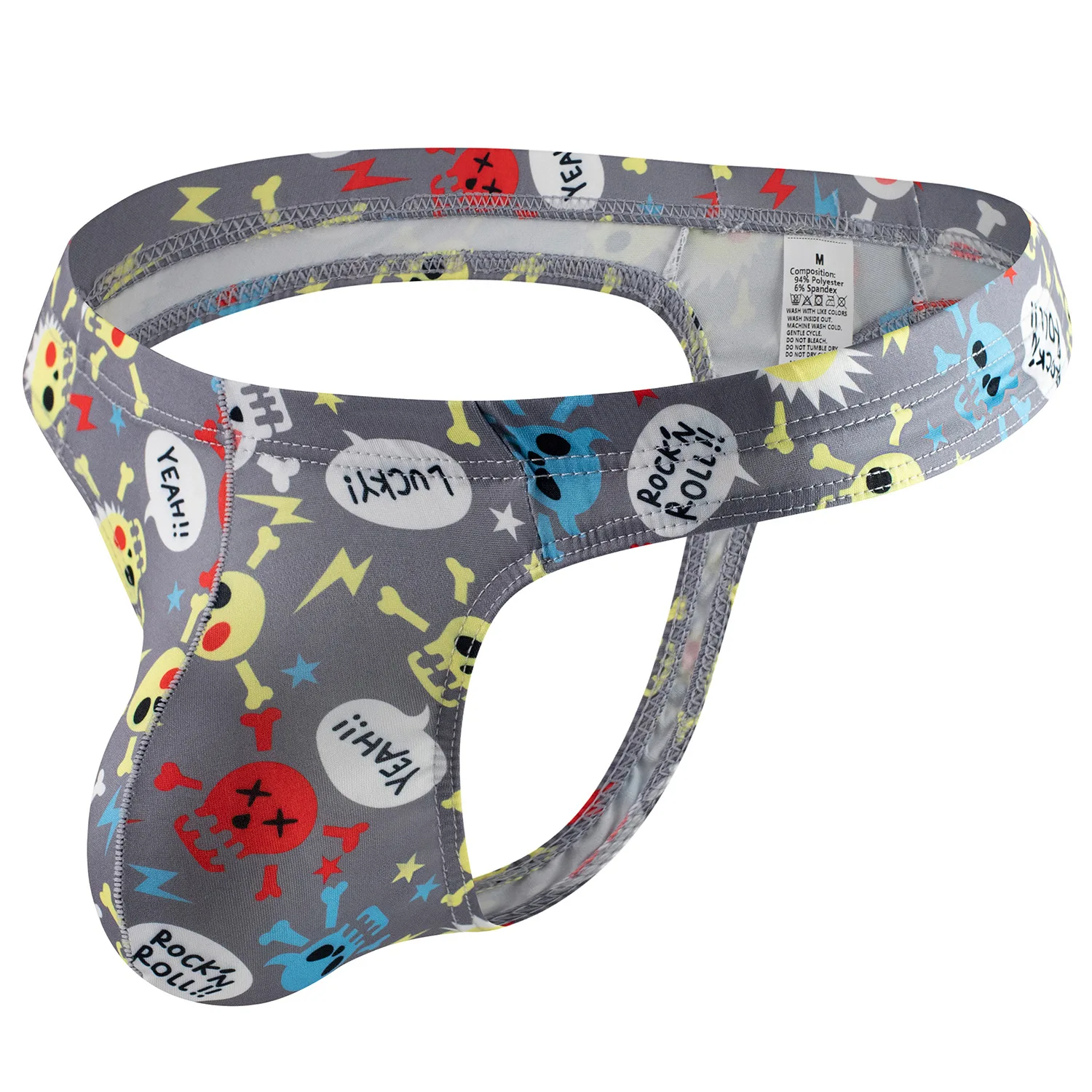 

2022 Men's Underwear Briefs Sexy High-Quality Breathable Printing Comfortable Soft Fashion Breathless Male Gay Thong G-String