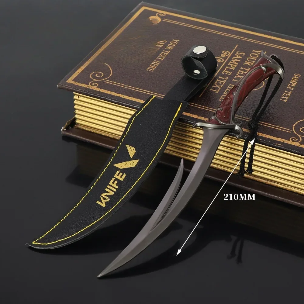 

21cm Valorant Weapon Songsteel Game Peripheral Metal Game Peripheral Metal New Alloy Metal Game Model Samurai Weapon Model Gift