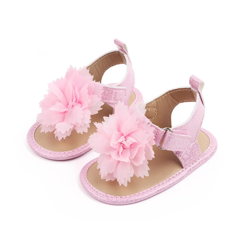 

Newborn baby girl shoes summer baby sandals for baby girl fashion flower infant shoes 0-18m soft sole baby crib shoes