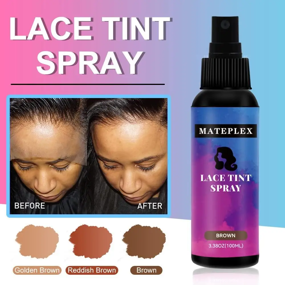 For Wigs Quick Drying Wig Tint Spray Lightweight Hair Color 