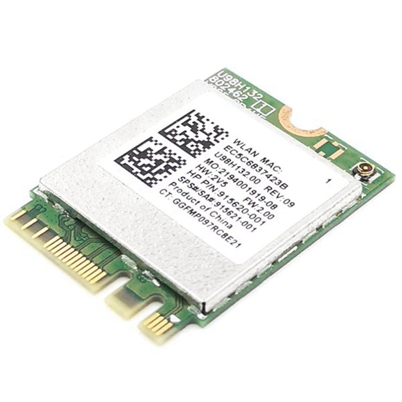 Фото RTL8821CE 802.11AC 1X1 Wi-Fi+BT 4.2 Combo Combo-адаптер 915621-001 Беспроводная сетевая карта для серии ProBook 450 G5-DTD2 №5