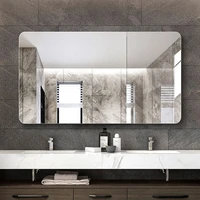 modern rectangle bathroom mirror wall mounted shaving long bathroom mirror big custom espejos con luces bathroom accessories