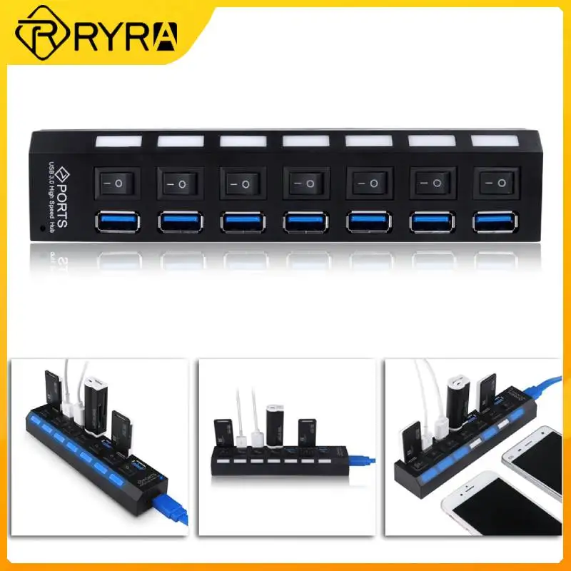 

USB-разветвитель RYRA, 3,0 дюйма, 4/7 портов
