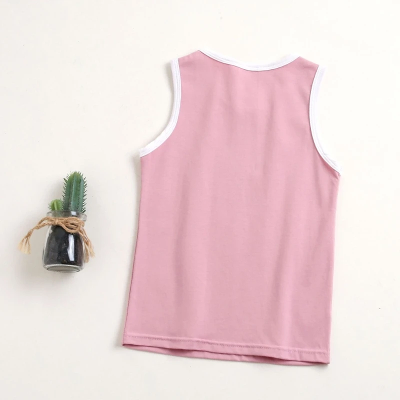 

Sling Vest for Toddler Girls Kid Clothing Soft Color Print Tops Underwears