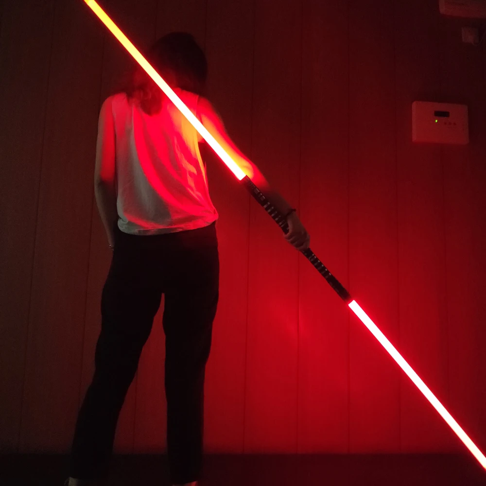 PHS Lightsaber Ghost Saber 3-режимный звуковой сигнал FX Duel и перезаряжаемый металлический