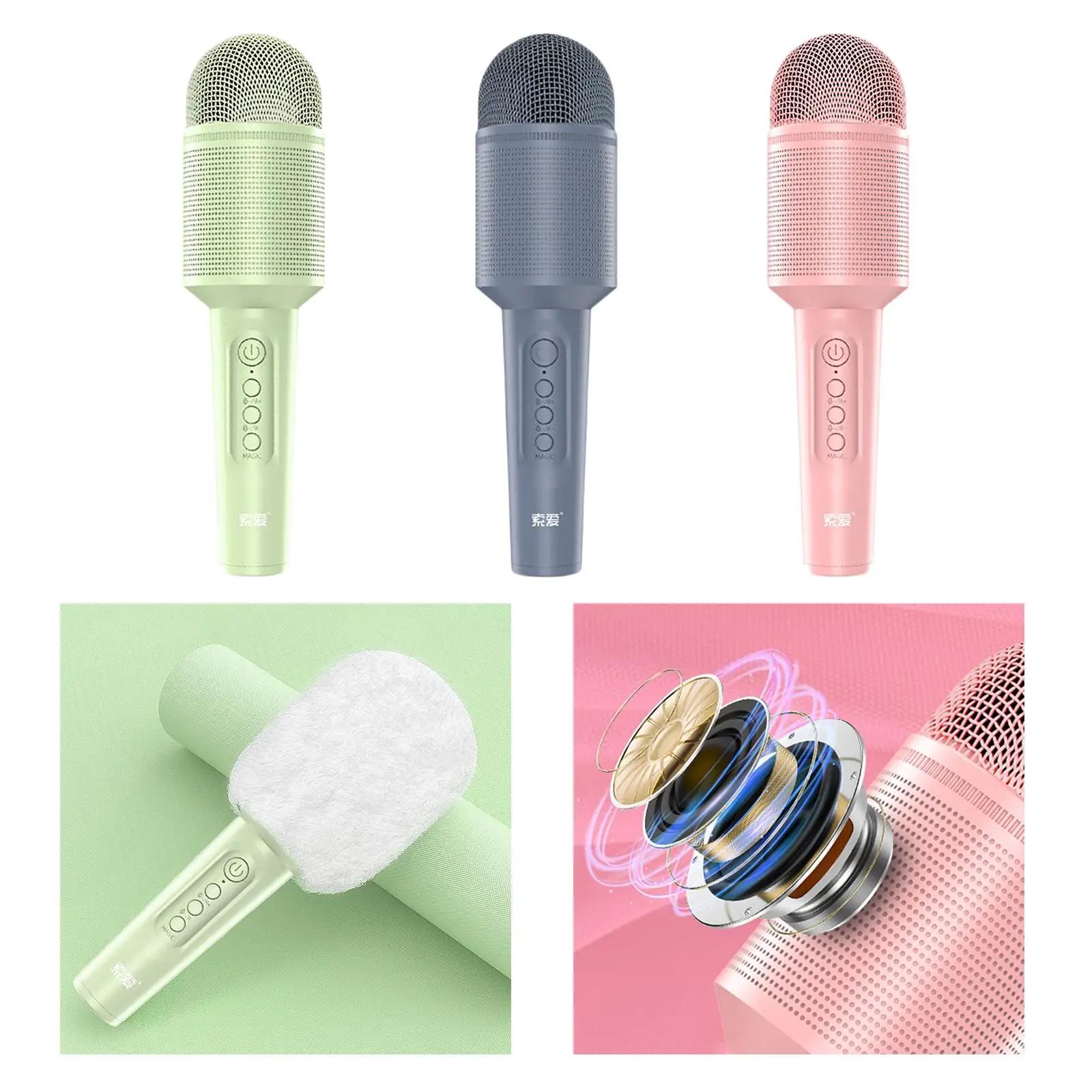 

Handheld Portable Bluetooth Wireless Microphone Voice Amplifier