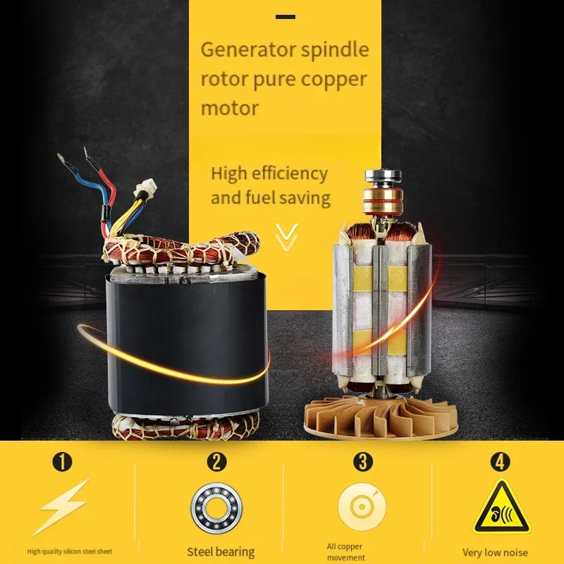 Ротор статора бензинового генератора в сборе 2/3 кВт 5/8 однофазный трехфазный