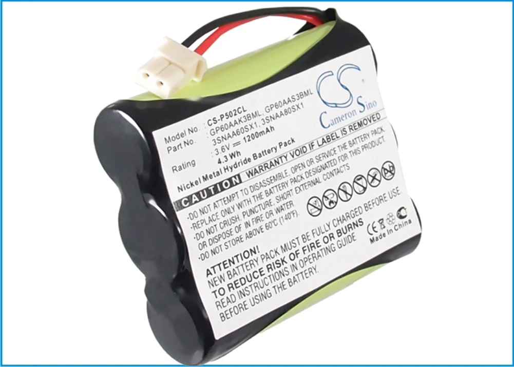 

Cameron Sino 1200mA Battery for GE 22925GE2,26920,26920GE1,26920N,26921GE1,26921GE2,26925GE2,26936GE1,29925