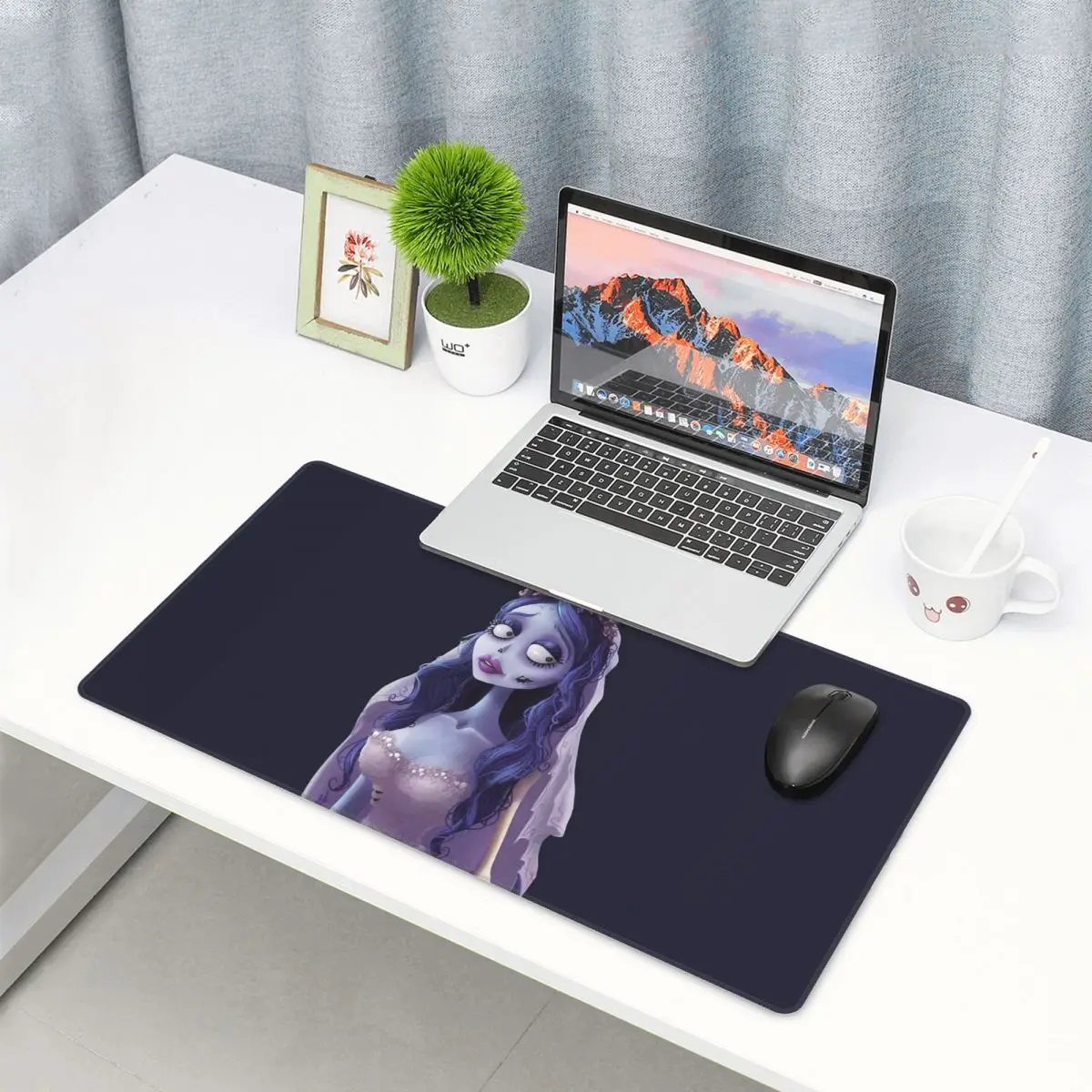 Игровой коврик для мыши Эмили Труп невесты компьютерный большой