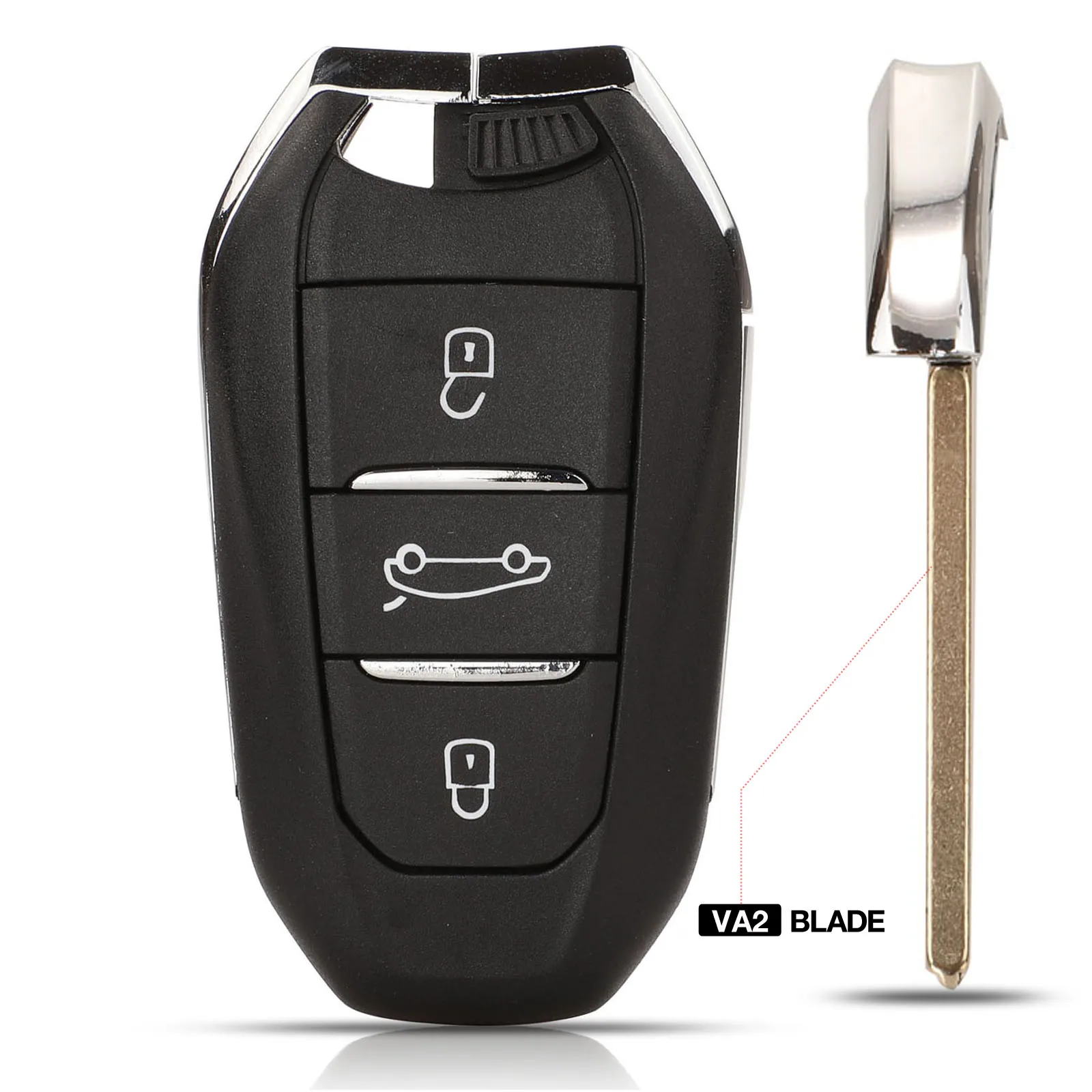 

Корпус Дистанционного Ключа Jingyuqin Для Peugeot 308 3008 4008 5008 508 Expert Citroen Picasso C4 DS4 DS5ls DS6 DS7 VA2 HU83...