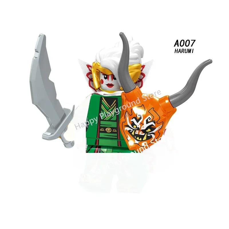 

A001 A032 Аниме Мультфильм ТВ Кирпичи Куклы Ниндзя Игрушка Skylor Jay Zane Lloyd Garmadon Kai Nya Строительные блоки Сборка игрушек Подарки