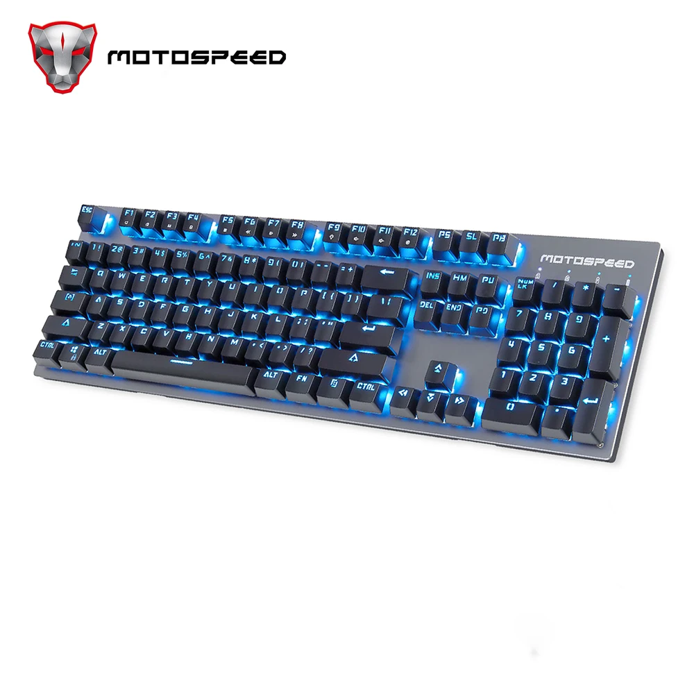 Беспроводная механическая клавиатура Motospeed GK89 2 4 ГГц 104 клавиши светодиодный ная
