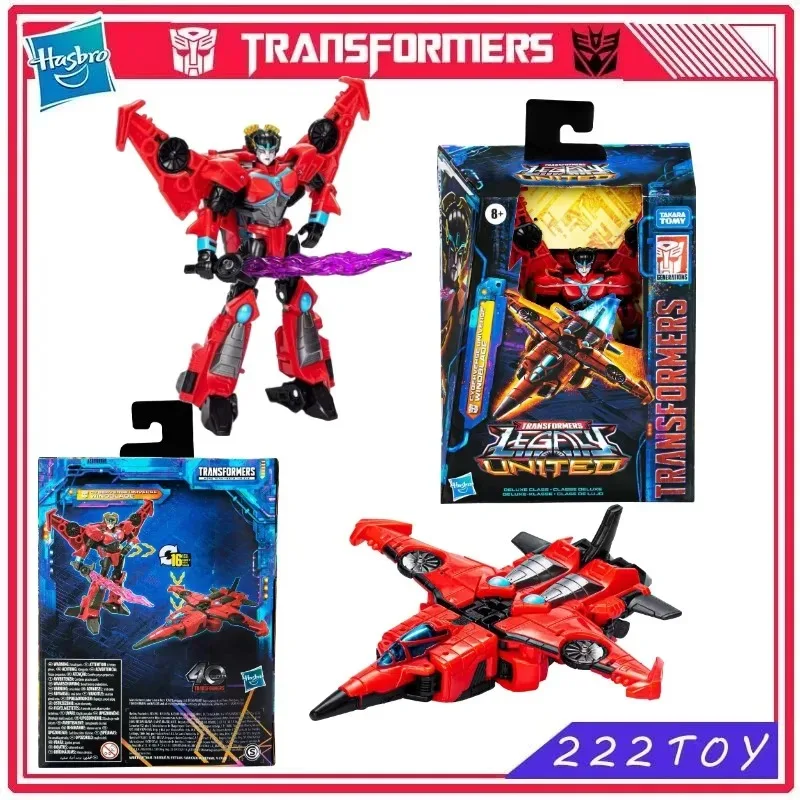 Фото Новые игрушки Hasbro Transformers Legacy United Deluxe Windblade, аниме-модели, фигурки роботов, коллекционные игрушки, подарки для хобби №2