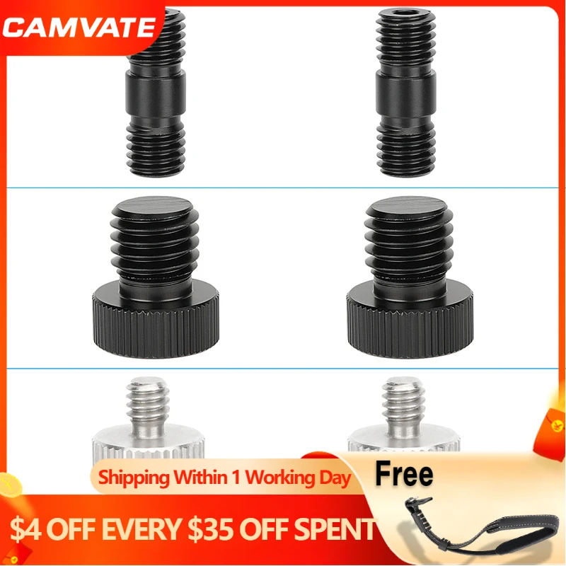 Комплект стержней CAMVATE 15 мм, штепсельная вилка М12-20 до М12, резьбовой соединитель М12, ассорти-адаптер для камеры, аксессуары для фотосъемки