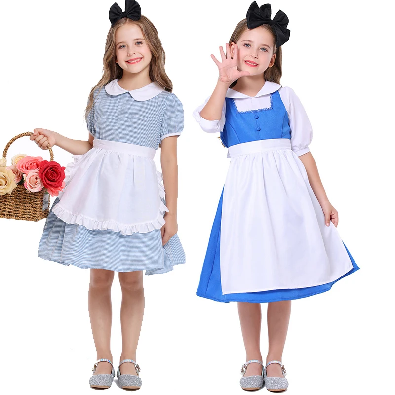 Классический костюм принцессы Алисы Пурим для детей страны чудес модное