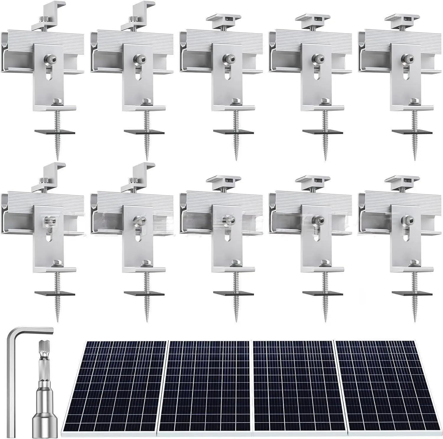 

Крепежная рейка для солнечных панелей BLUSUNSOLAR 10 см