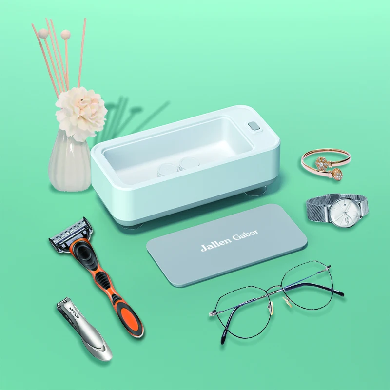 Portable Ultrasonic Cleaning Machine High Frequency Mini Vibration Wash Cleaner Washing Jewelry Glasses Watch Small Ring Brush