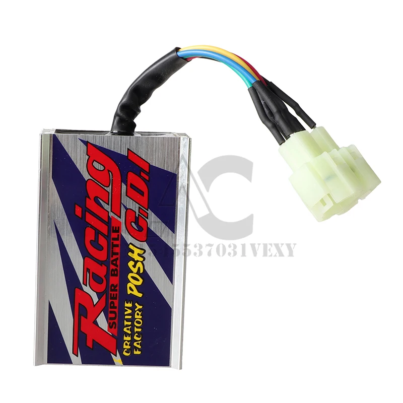 Мотоцикл 6-контактный гоночный CDI GY6 круглый штырь Коробка зажигания для 50cc 90cc 110cc