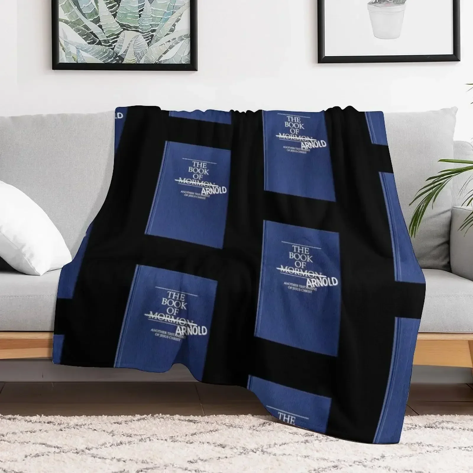 Забавное музыкальное одеяло Книга Мормонов Арнольда плюшевое мягкое меховое в
