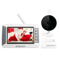 1080p baby monitor hd surveillance camera with 4 3 inch screen ir night vision security camera two way audio baby camera