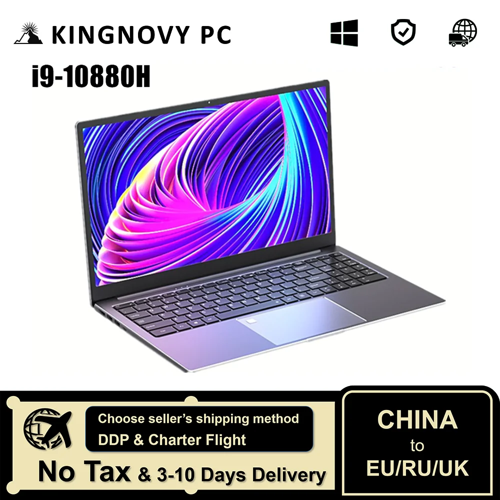 

Игровой ноутбук Intel i9 10880H i7 9750H 15,6 ''FHD DDR4 NVMe SSD металлический ультрабук портативный ноутбук для дома и офиса ПК Ноутбуки