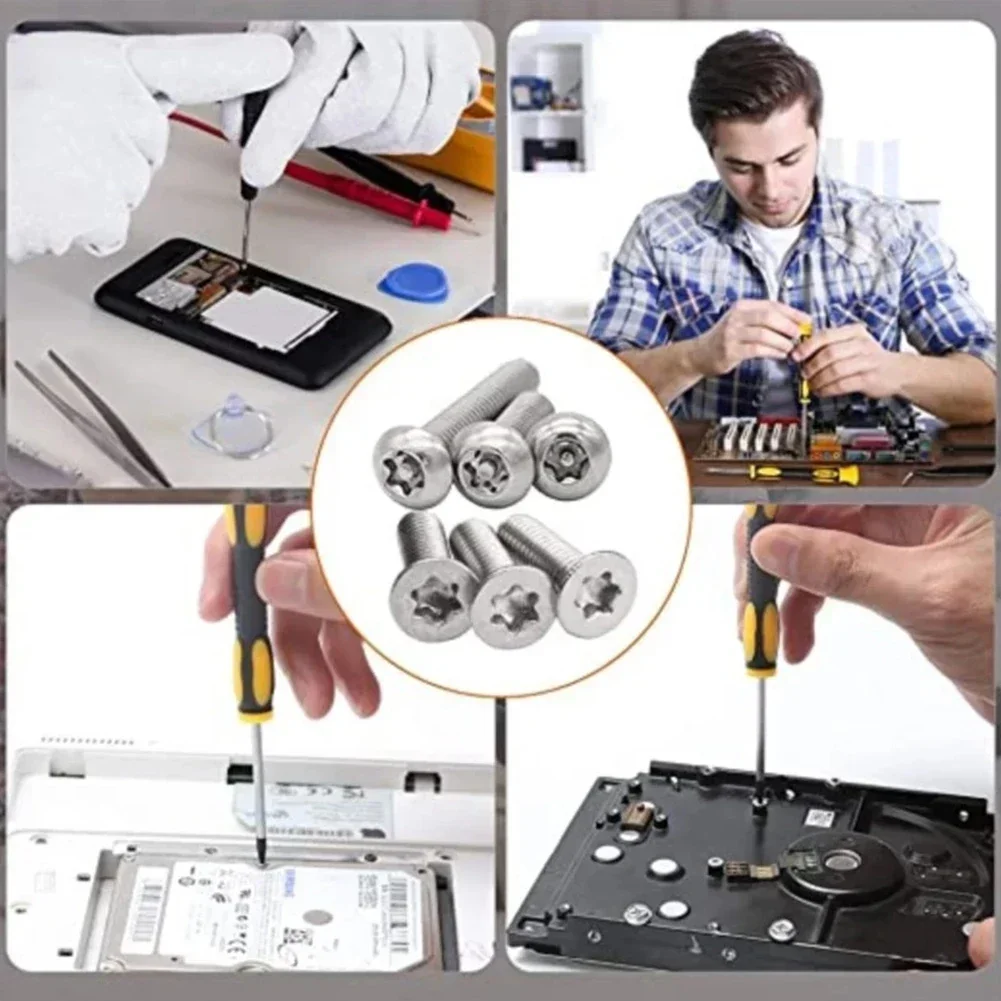 7 шт. T3-T10H шестигранная отвертка Torx с отверстием инструмент для удаления